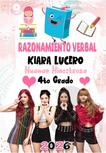 Blackpink Caratula Razonamiento Verbal